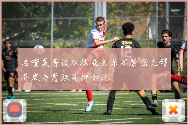 名嘴夏普谈双探花关系不紧密无碍乔皮与詹欧同样如此